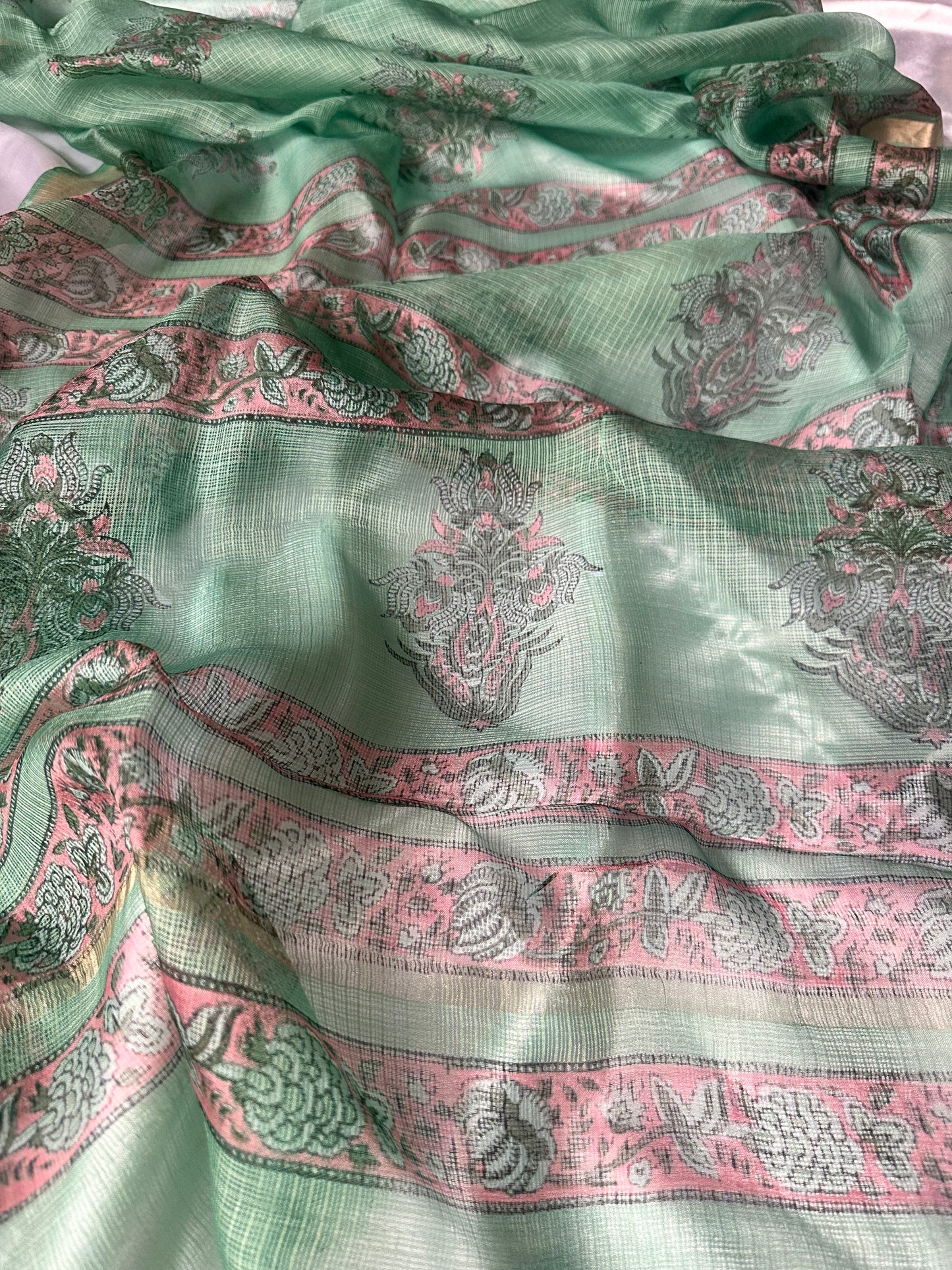 Natural Hand Dyed Kota Silk - Raahini