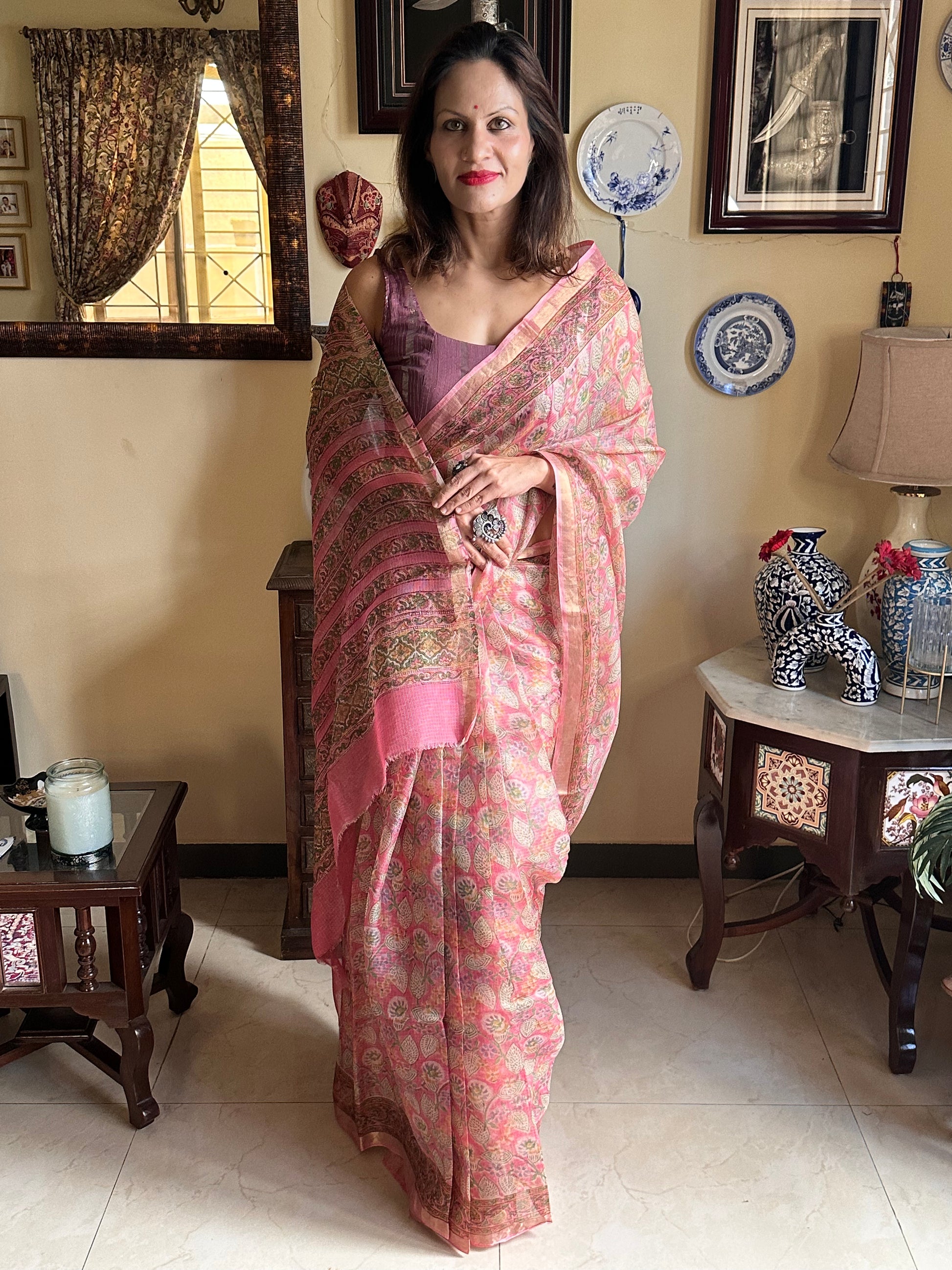 Natural Hand Dyed Kota Silk - Raahini