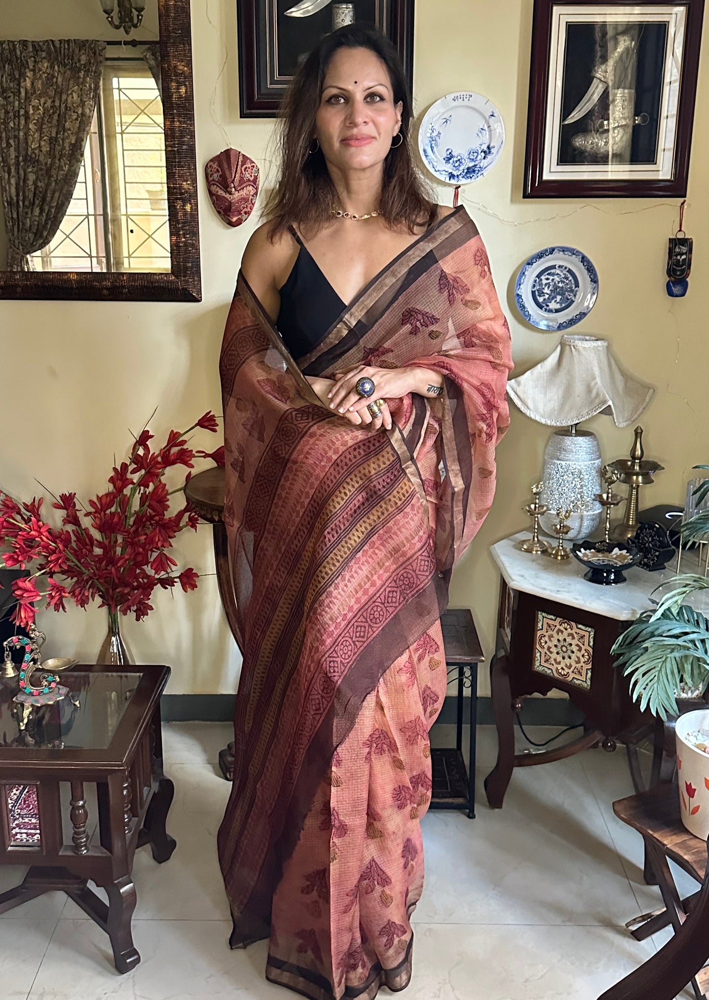 Natural Hand Dyed Kota Silk - Raahini