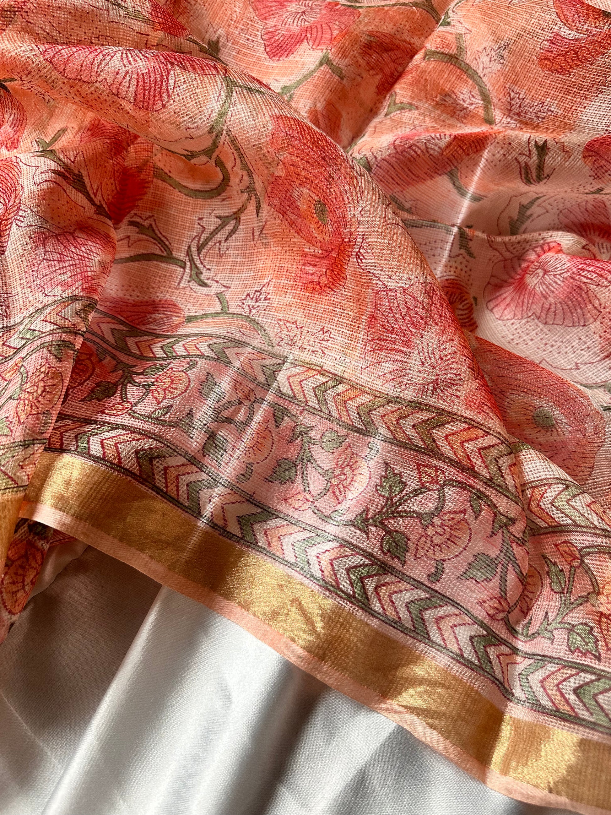 Natural Hand Dyed Kota Silk - Raahini