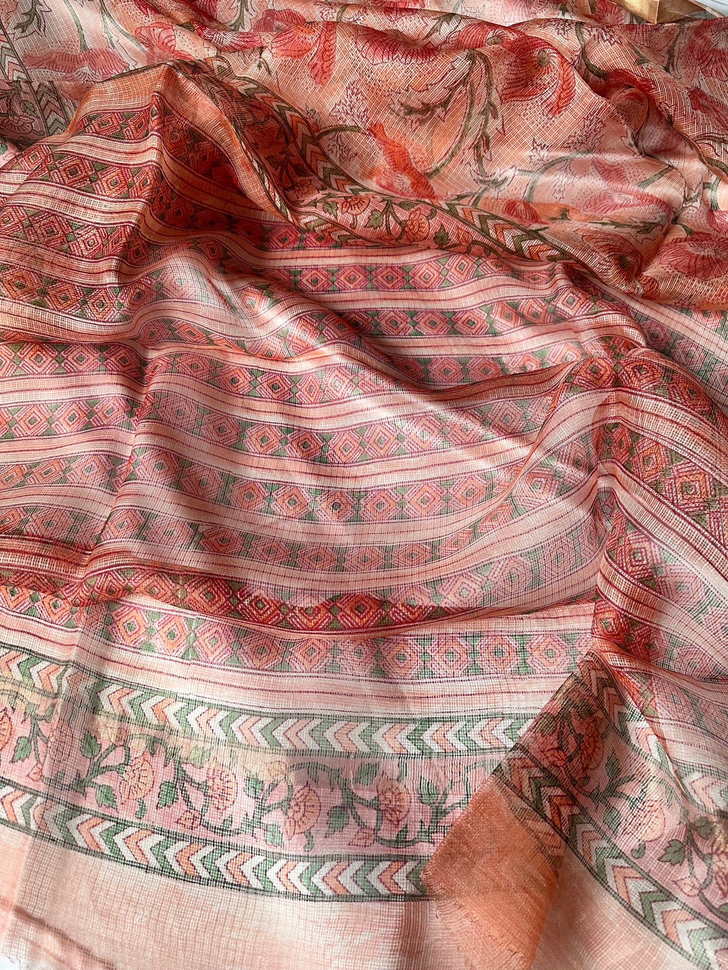 Natural Hand Dyed Kota Silk - Raahini