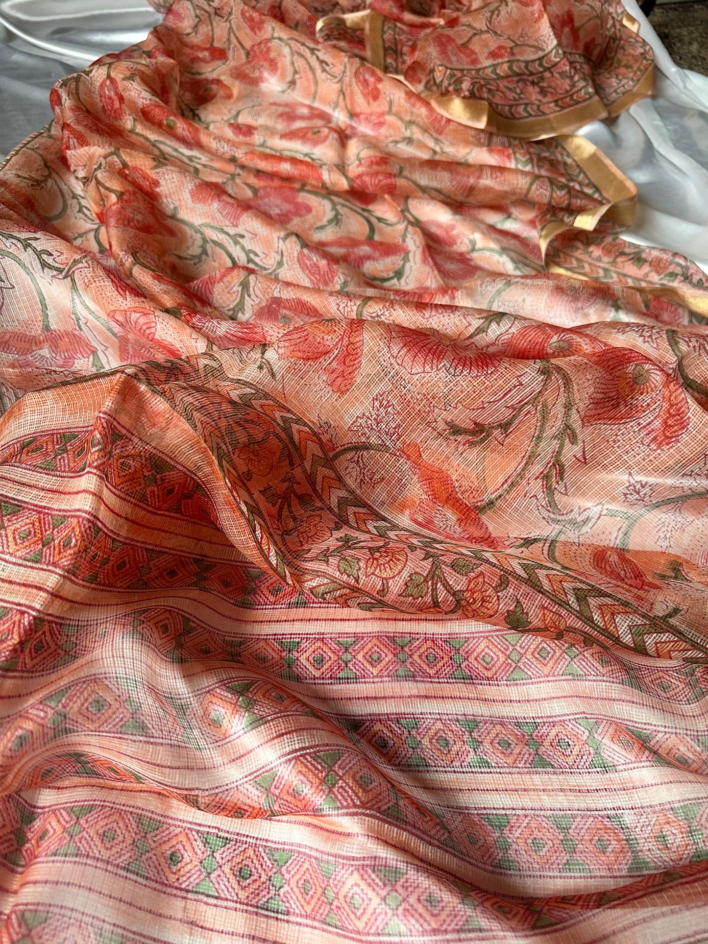 Natural Hand Dyed Kota Silk - Raahini