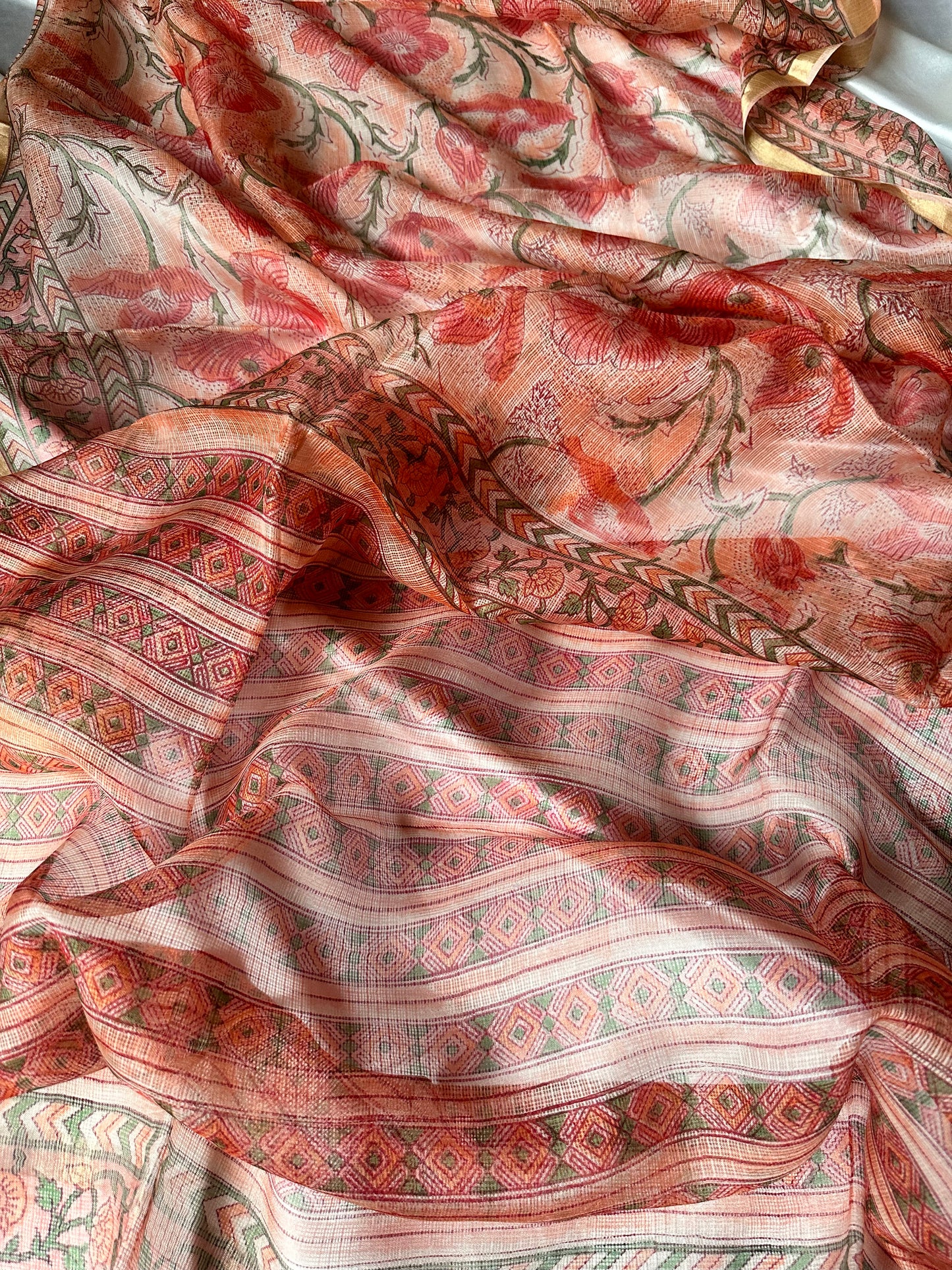 Natural Hand Dyed Kota Silk - Raahini