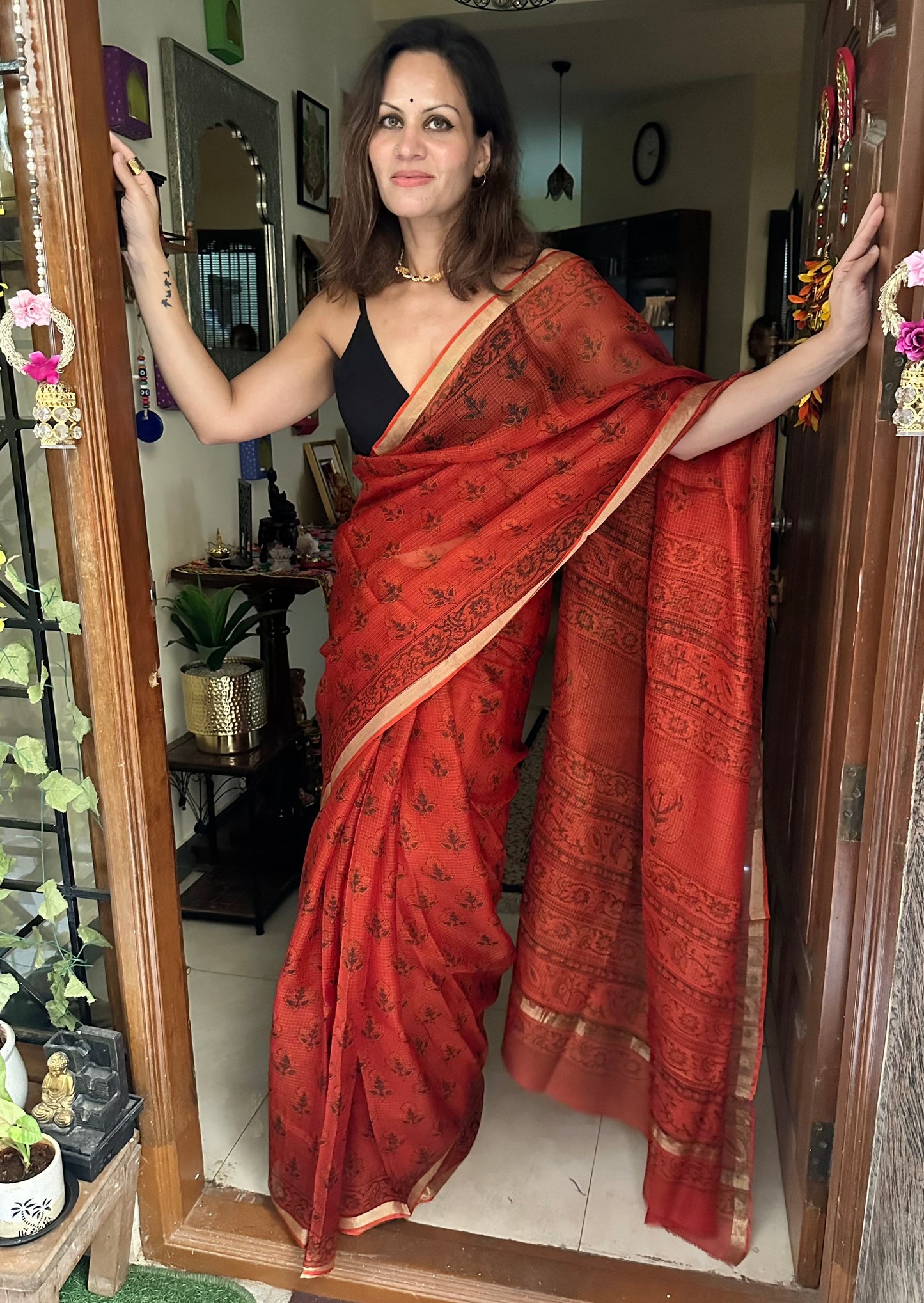 Natural Hand Dyed Kota Silk - Raahini