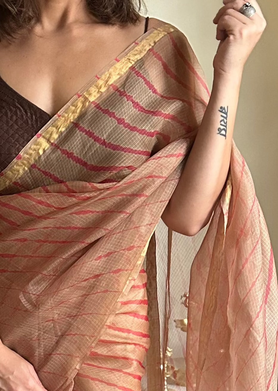 Kota Silk Leheriya - Raahini