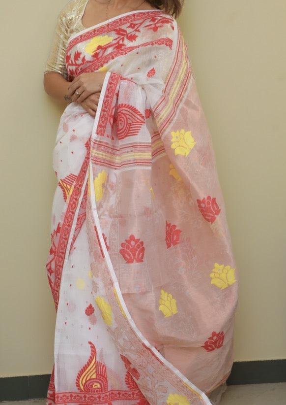 Cotton Silk Jamdani - Raahini