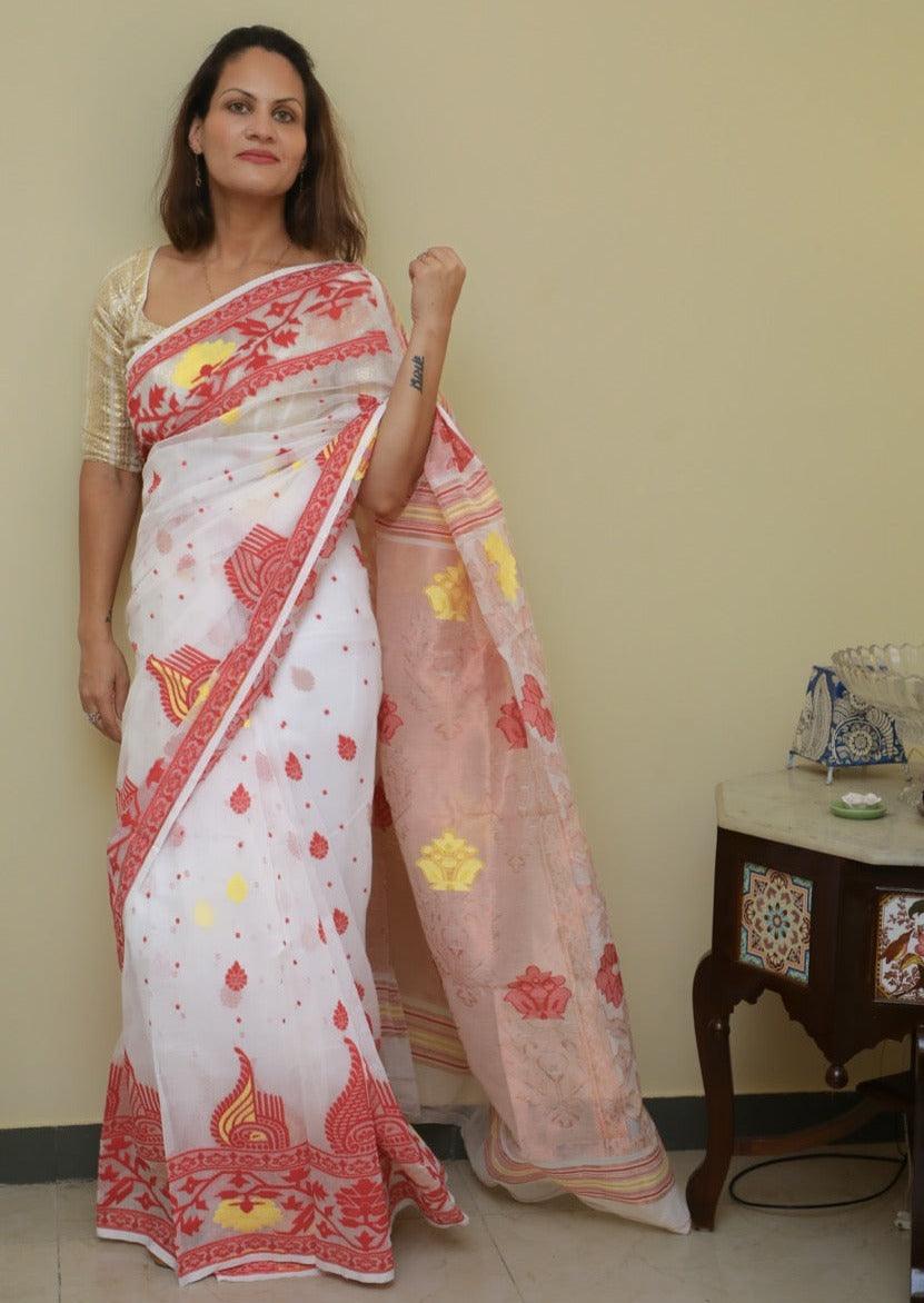 Cotton Silk Jamdani - Raahini