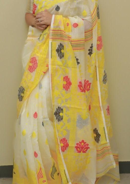 Cotton Silk Jamdani - Raahini