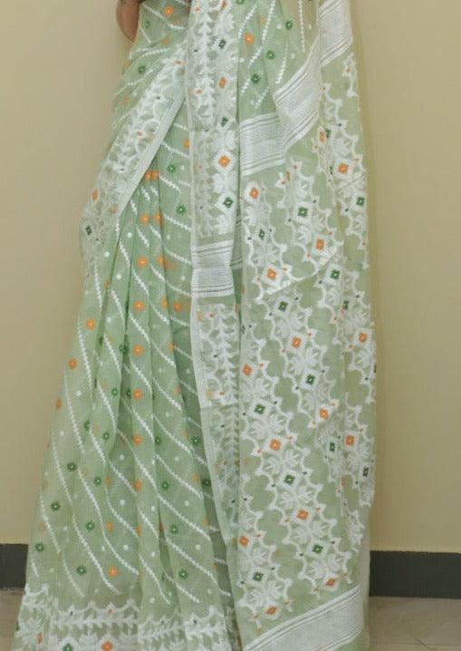 Cotton Silk Jamdani - Raahini