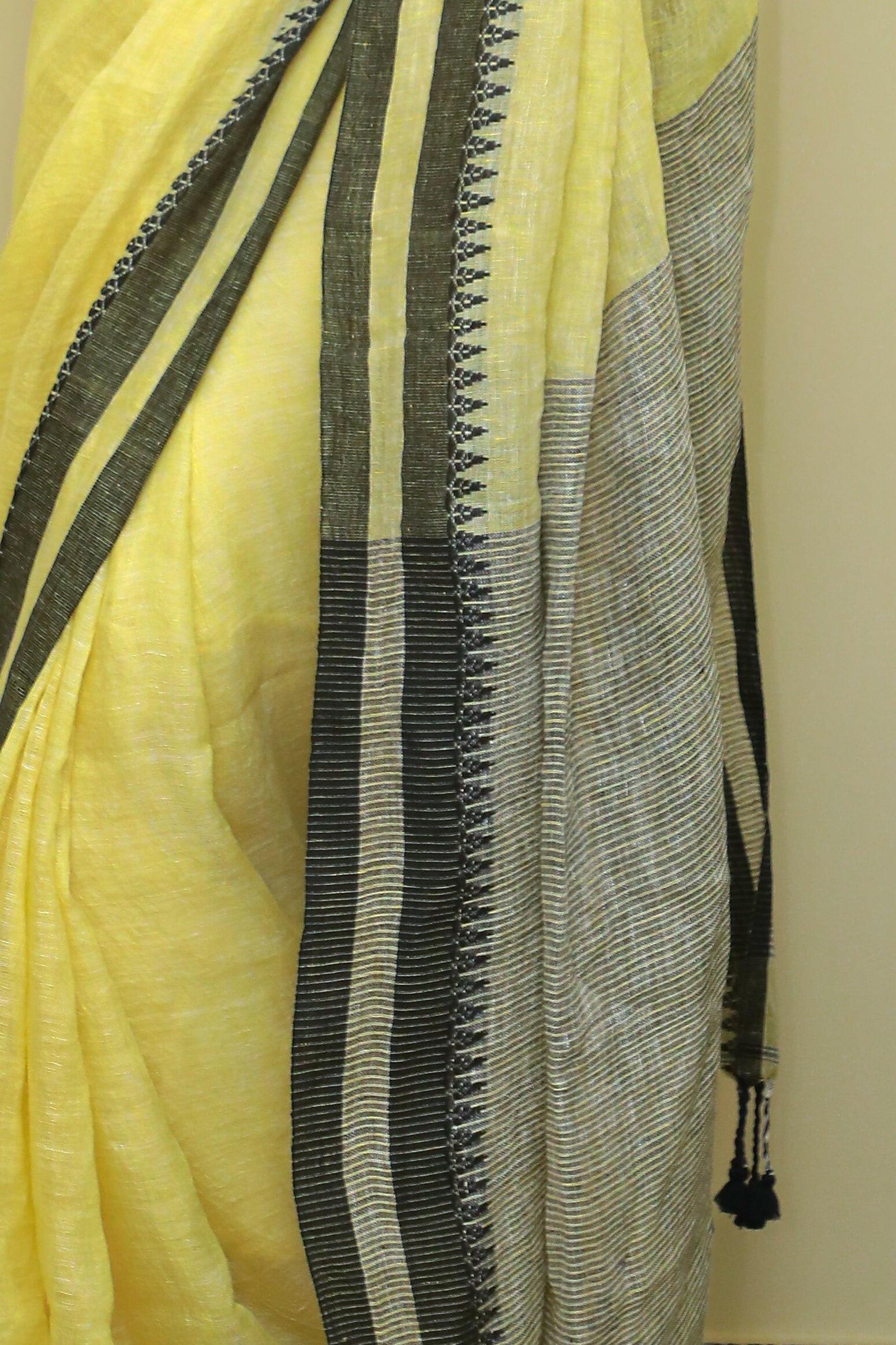 Handloom Pure Linen - Raahini