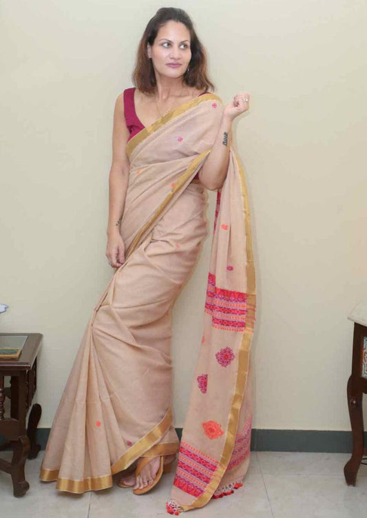 Pure Cotton Jacquard Jamdani - Raahini